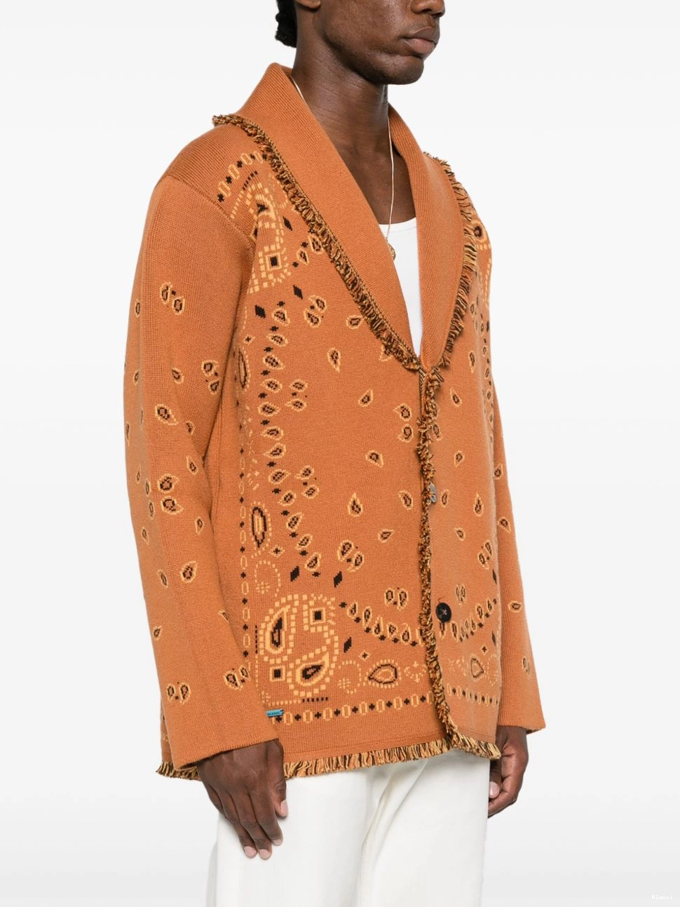 Affordable Alanui cashmere bandana-jacquard cardigan Women 0429